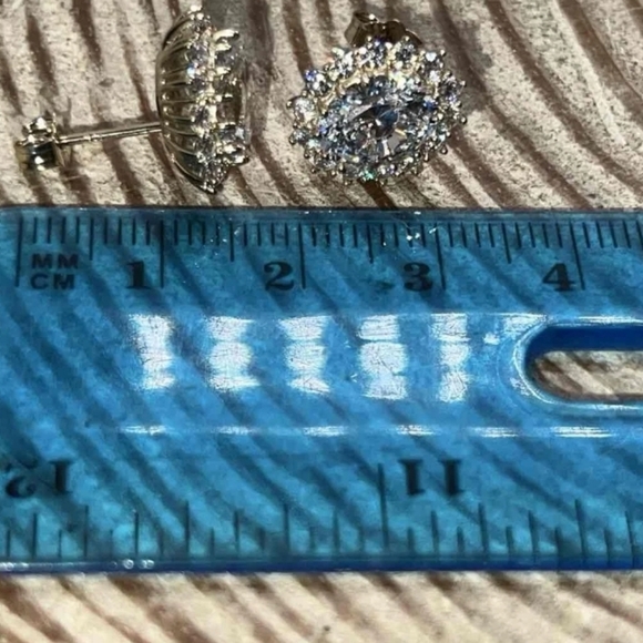 PREMIUM HIGHER QUALITY WHITE GOLD PLATED OVER .925 Grade Sterling Silver 4.0 Ct - Picture 5 of 8